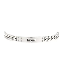 Pre-Owned HERMES Very Small Kelly Gourmette Bracelet Sterling Silver