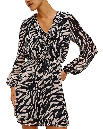 Rails Lucresia Ruffled Tie Neck Dress