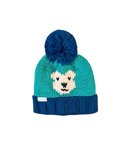 Bits & Bows Boys' Teddy Bear Bobble Hat - Baby, Little Kid, Big Kid