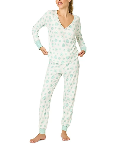Pj Salvage Snowflake Wishes Pajama Set