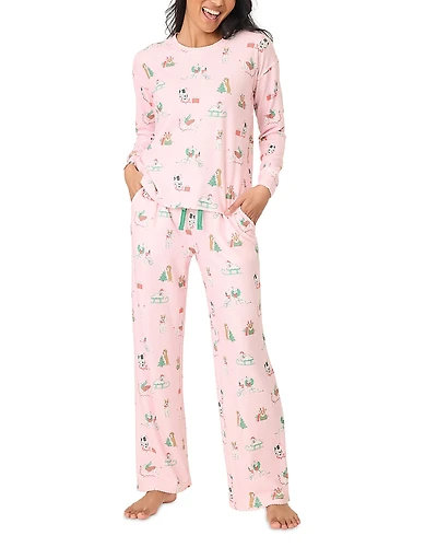 Pj Salvage Pawlidays Pajama Set
