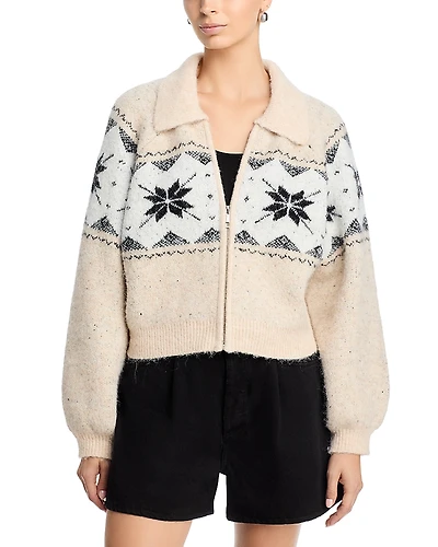 Blanknyc Digital Detox Zippered Sweater