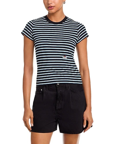 HommeGirls Striped Baby Tee