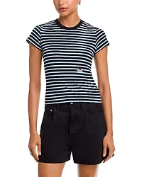 HommeGirls Striped Baby Tee