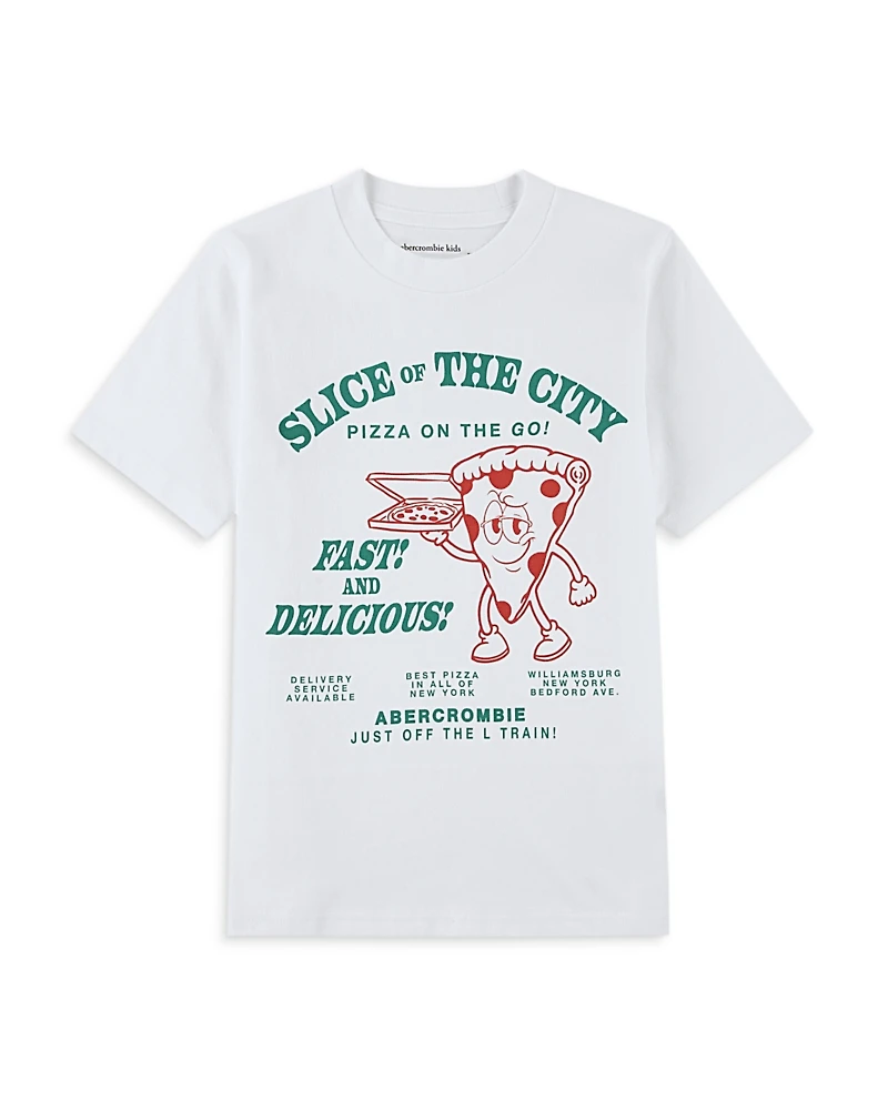 abercrombie kids Boys' Pizza Slice Tee - Big Kid