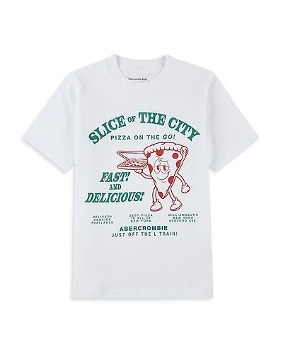 abercrombie kids Boys' Pizza Slice Tee - Big Kid