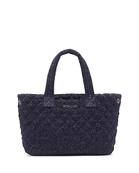 Mz Wallace Metro City Small Shimmer Quilted Tote Bag