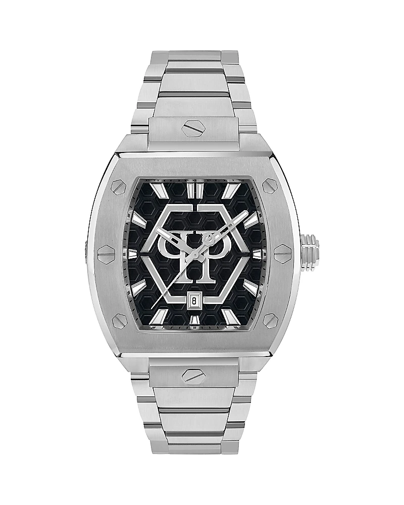 Philipp Plein The Hexagon Phantom Bracelet Watch, 44mm
