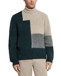 Zegna Cashmere and Mohair Turtleneck Sweater