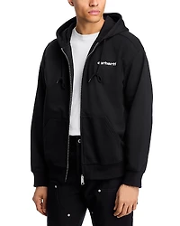 Carhartt Wip Zip Front Logo Graphic Hoodie