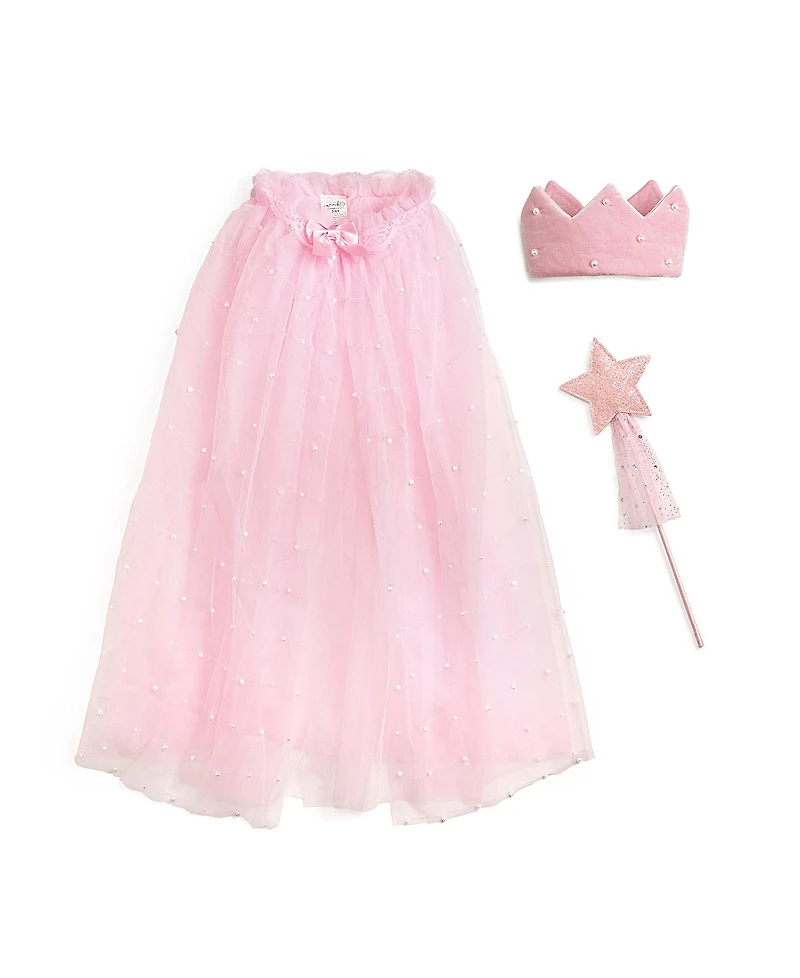Sweet Wink Girls' Pearl Princess Dress Up Kit - Little and Big Kid