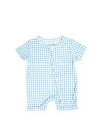 Motette Boys' Harbor Gingham Bamboo Sleeper - Baby