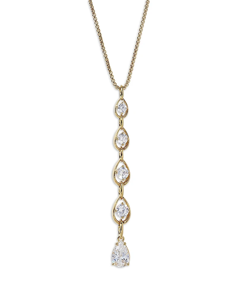 Nadri It Girl Cubic Zirconia Lariat Necklace, 16-18