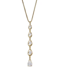 Nadri It Girl Cubic Zirconia Lariat Necklace, 16-18