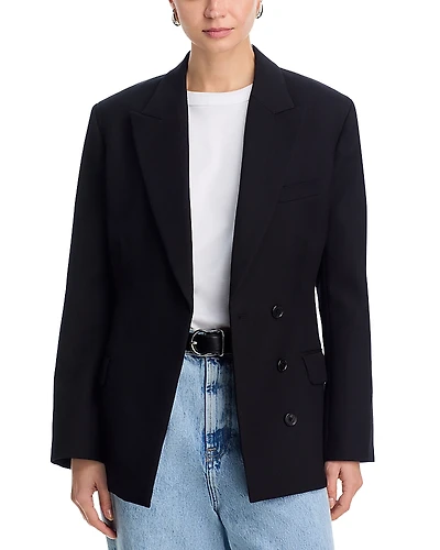 Anine Bing Aretha Peak Lapel Blazer