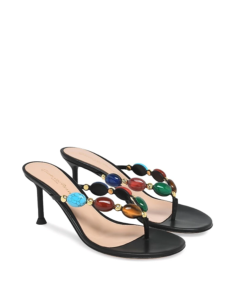 Gianvito Rossi Women's Shanti Thong 70 Mules