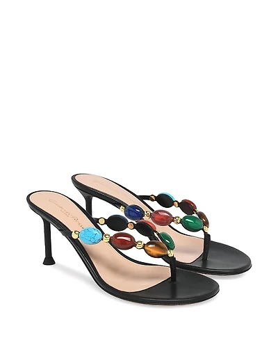 Gianvito Rossi Women's Shanti Thong 70 Mules