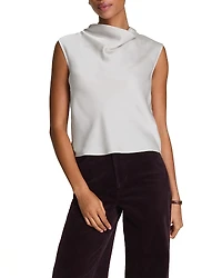 Spanx Better Than Silk Sleeveless Cowlneck Top