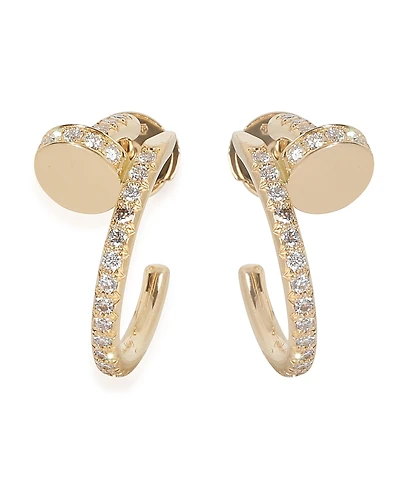 Pre-Owned Cartier Small Model Juste Un Clou 18k Yellow Gold Earrings