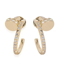 Pre-Owned Cartier Small Model Juste Un Clou 18k Yellow Gold Earrings