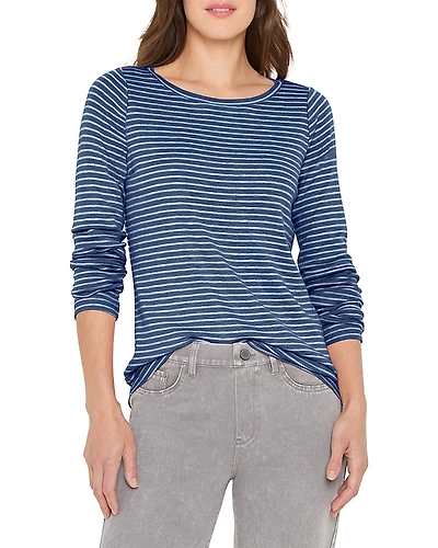 Nzt By Nic+Zoe Long Sleeve Boat Neck Top