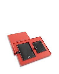 Ferragamo Passport Holder & Card Case Two-Piece Gift Set