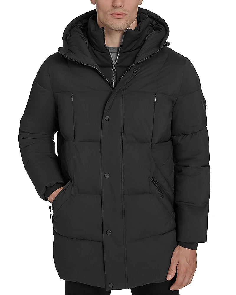 Andrew Marc Millstream Tech Down Parka Jacket