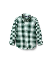 Janie and Jack Boys' Gingham Flannel Shirt - Baby, Little Kid