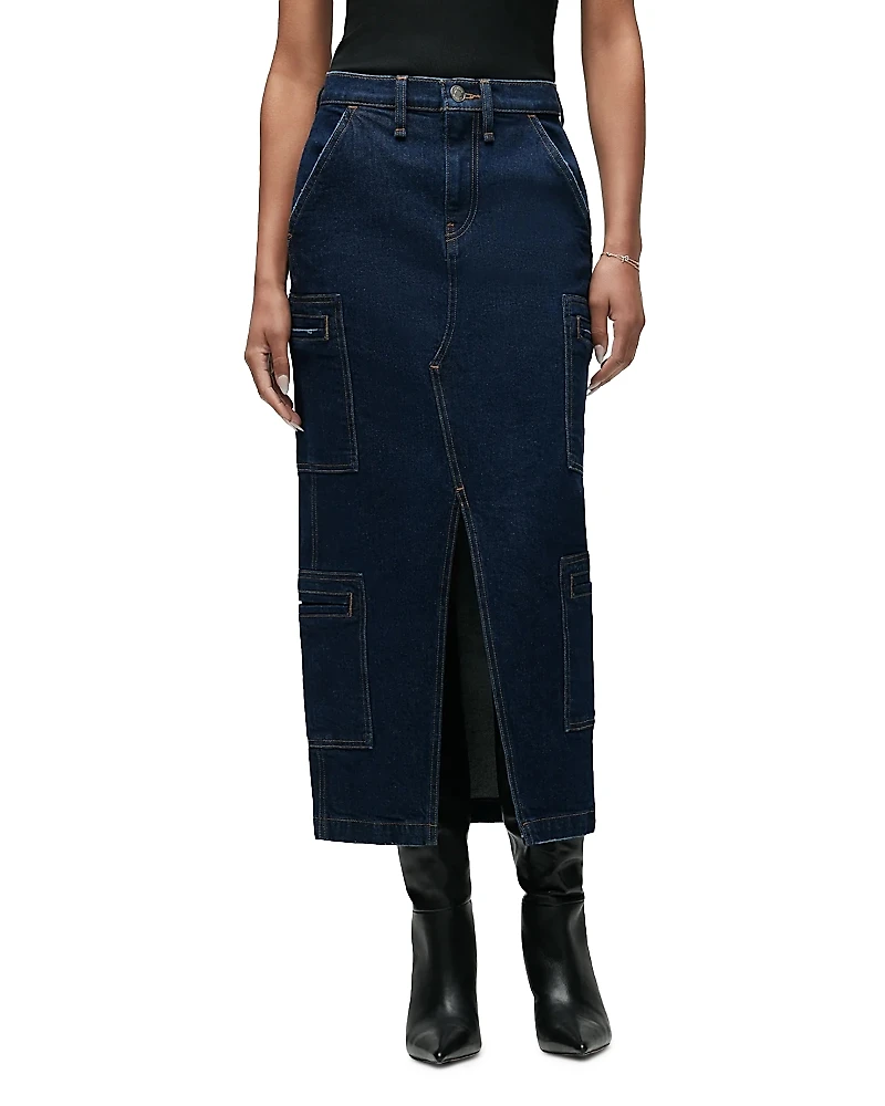 Hudson Reconstructed Denim Skirt