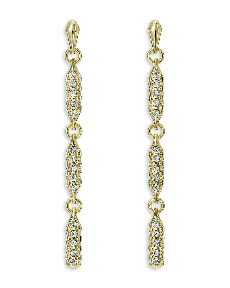 Ted Baker Corinne Cosmic Crystal Gold Tone Drop Earrings, 1.9L
