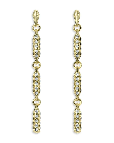 Ted Baker Corinne Cosmic Crystal Gold Tone Drop Earrings, 1.9L