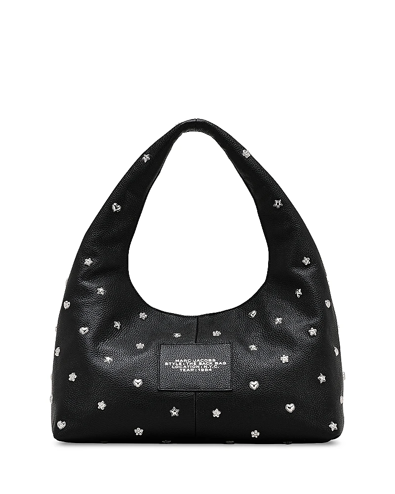 Marc Jacobs The Icon Mini Studded Leather Sack Bag