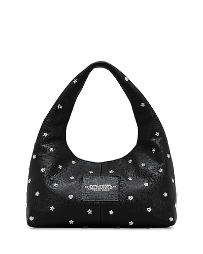 Marc Jacobs The Icon Mini Studded Leather Sack Bag