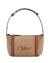 Chloe Logo Jacquard Shoulder Bag
