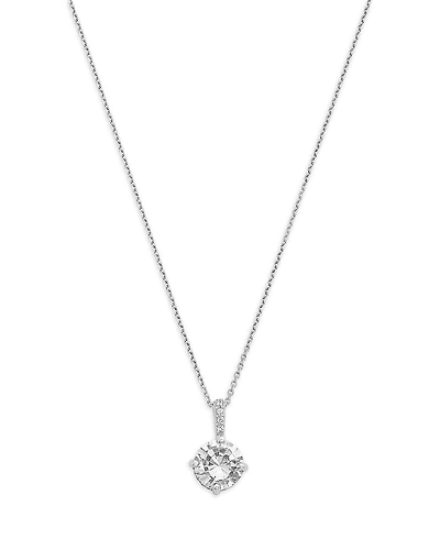 Bloomingdale's Fine Collection Luxe Collection Certified Lab Grown Diamond Solitaire Pendant Necklace