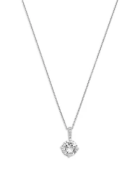 Bloomingdale's Fine Collection Luxe Collection Certified Lab Grown Diamond Solitaire Pendant Necklace