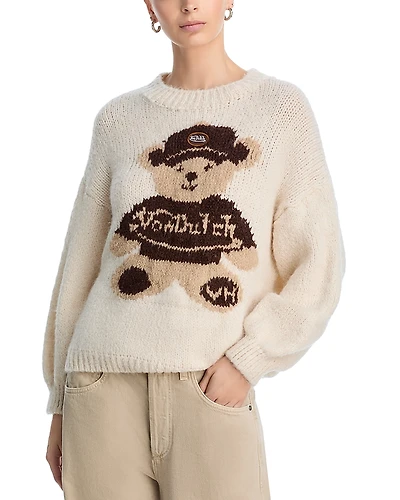 Vintage Havana x Von Dutch Jacquard Bear Crewneck Sweater - Exclusive