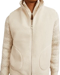 Reiss Capriano Fleece Vest