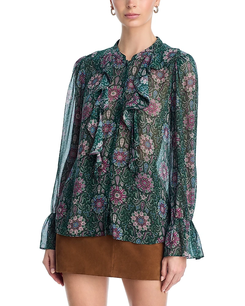 Paige Claude Silk Blouse