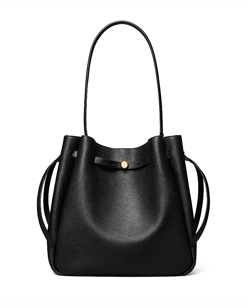 Tory Burch Romy Leather Large Bucket Bag