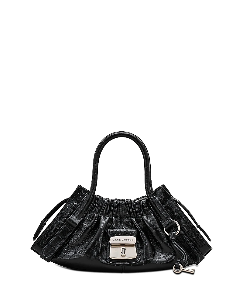 Marc Jacobs The Cristina Small Croc Embossed Leather Satchel