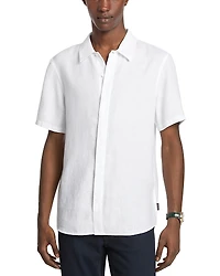 Michael Kors Classic Linen Point Collar Shirt