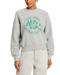 Re/Done Classic Crewneck Camp Apres Sweatshirt