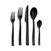Couzon Side Black 5 Piece Place Setting