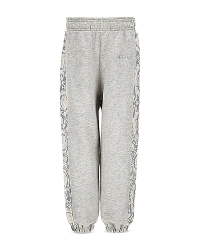 Versace Unisex Melange Fleece Sweatpants - Little Kid, Big Kid