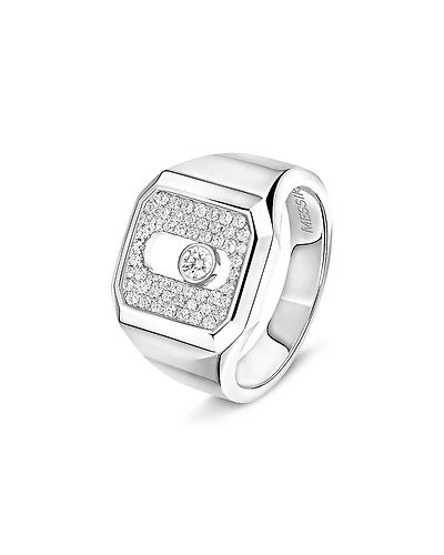 Messika Diamond Move Joaillerie Pave Signet Ring