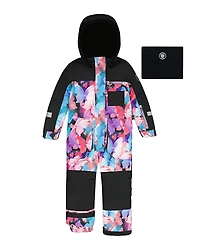 Deux par Girls' One-Piece Play Snowsuit Butterfly - Little Kid