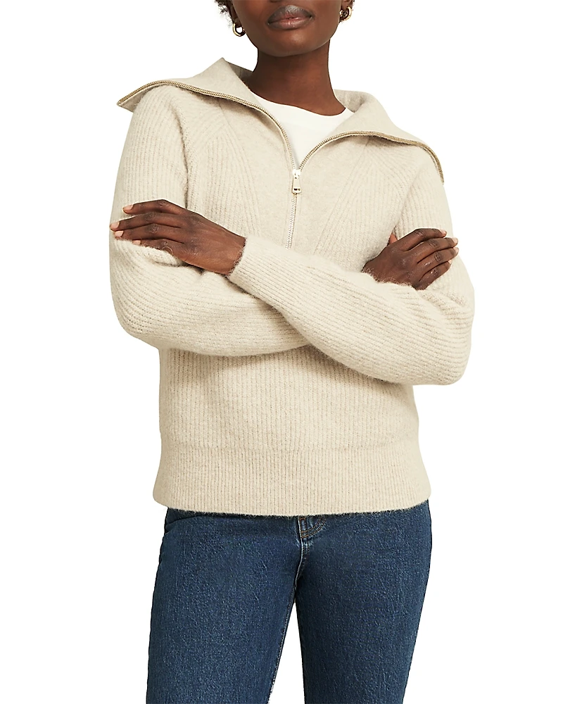 Hobbs London Sandy Roll Neck Zip Sweater