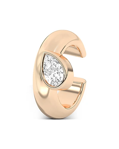 Shahla Karimi from the Luxe Collection Certified Lab Grown Diamond Cloud Ear Cuff with Pear