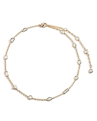 Shahla Karimi from the Luxe Collection Certified Lab Grown Diamond Mixed Cut Azadi Puff Set Convertible Necklace